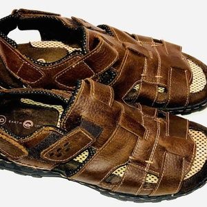 EARTH SPIRITS LEATHER SANDALS (MENS)
